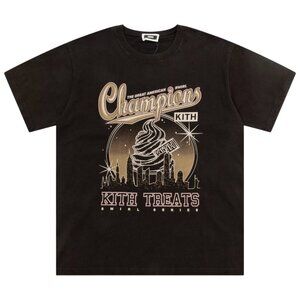 Kith Treats Champions Vintage T-Shirt Black
